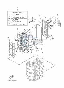 F70AETL drawing CYLINDER--CRANKCASE-2