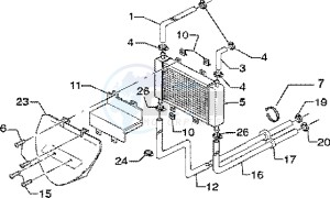 Zip 50 SP Euro 2 drawing Cooling system