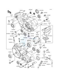 KX 125 K [KX125] (K3) [KX125] drawing CRANKCASE