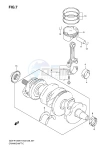 GSX-R1000 (E3-E28) drawing CRANKSHAFT