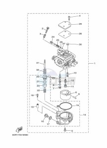 FT9-9LMHX drawing CARBURETOR