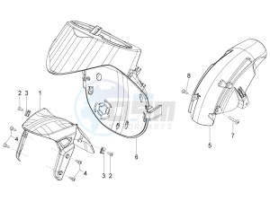 Typhoon 50 4T 4V E2 (NAFTA) drawing Wheel housing - Mudguard