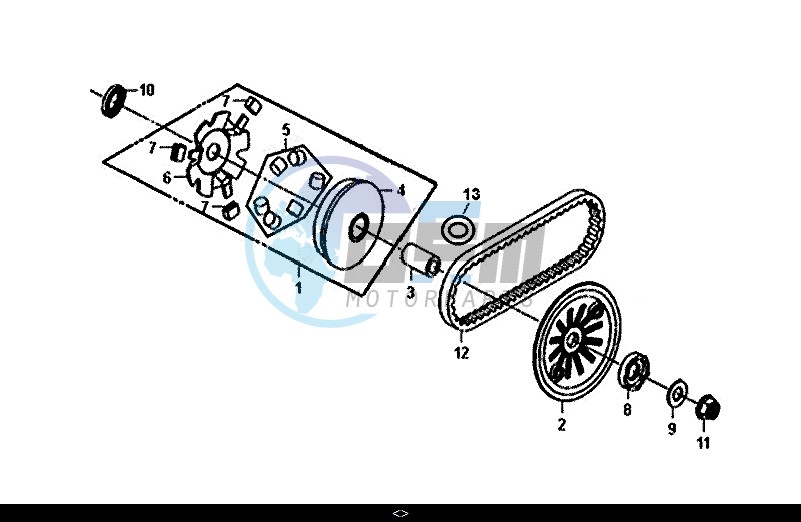 MOVABLE DRIVE FACE ASSY