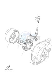 TT-R110E (B51F) drawing GENERATOR