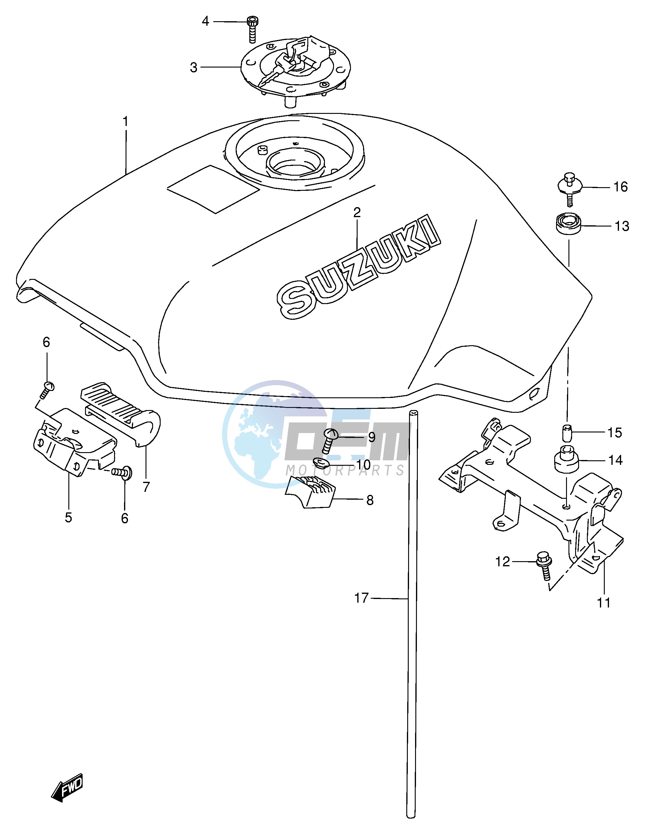 FUEL TANK (MODEL R T)