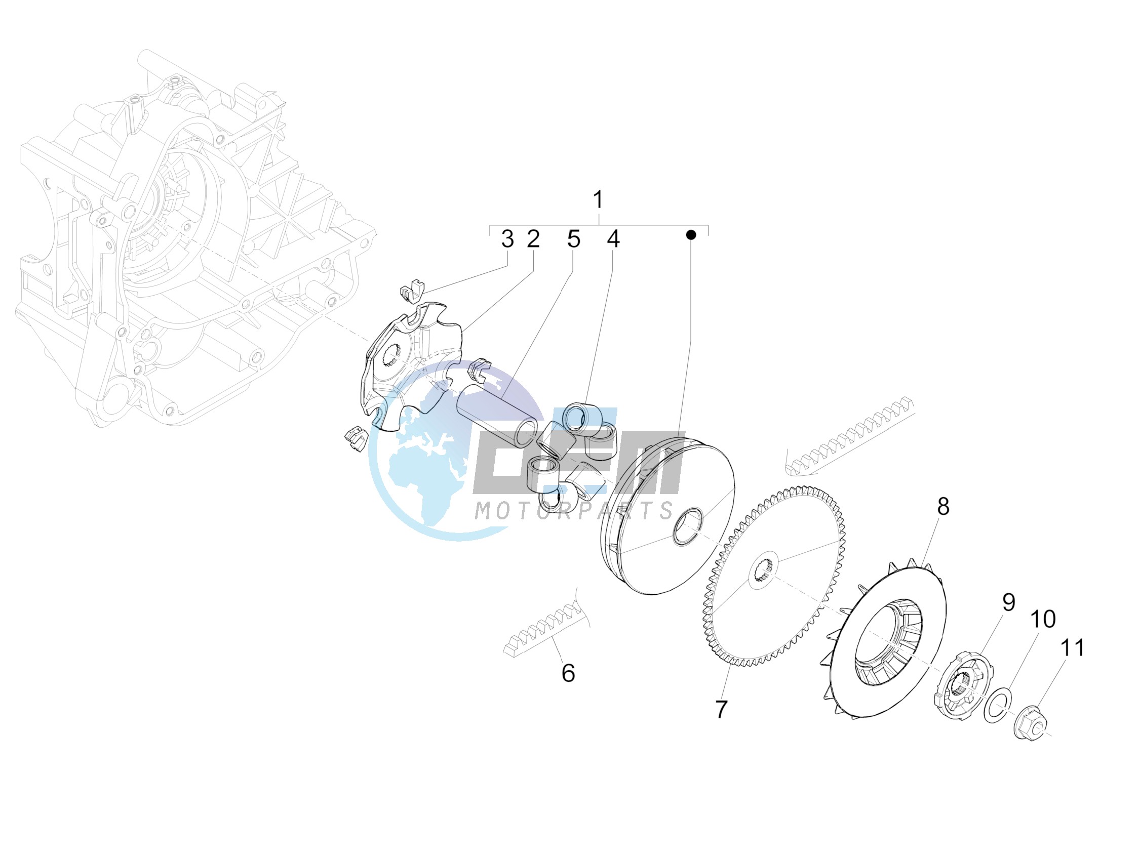 Driving pulley