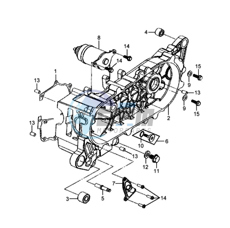 CRANKCASE COVER LEFT