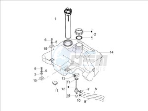 LX 125 4T drawing Fuel Tank