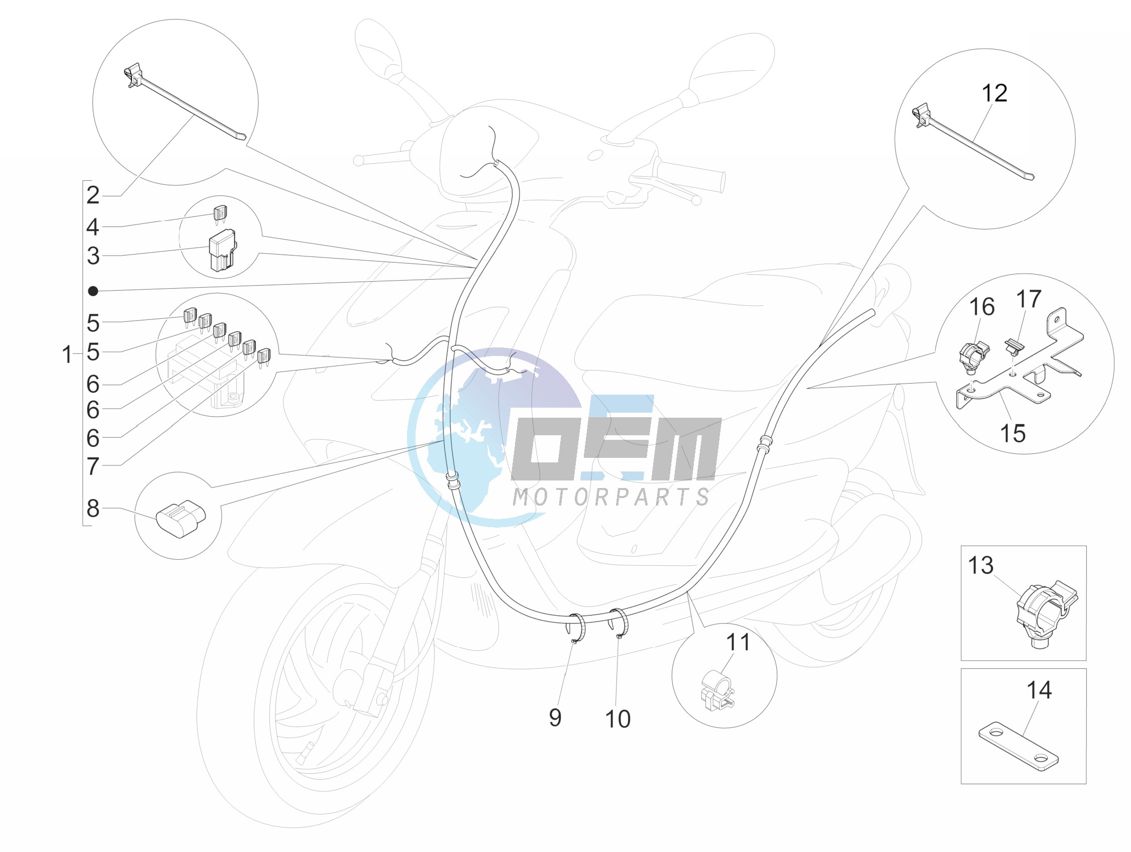 Main cable harness