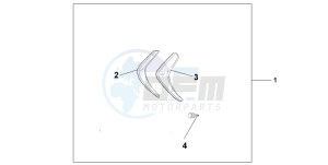 NSS250 JAZZ drawing SIDE VISOR