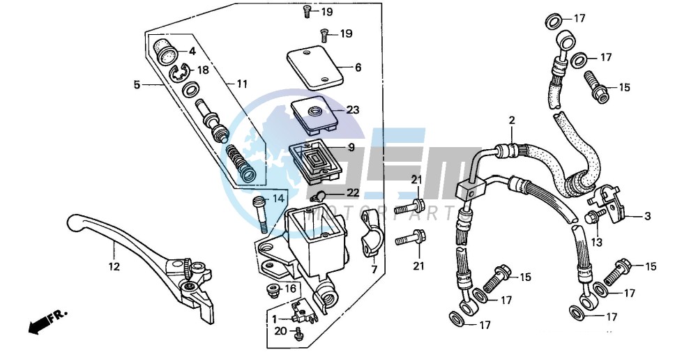 FRONT BRAKE MASTER CYLINDER (1)