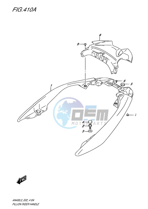 PILLION RIDER HANDLE