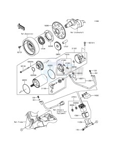 Z800 ZR800AEF FR GB XX (EU ME A(FRICA) drawing Starter Motor