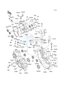 KAF 950 A [MULE 2510 DIESEL] (A1-A3) [MULE 2510 DIESEL] drawing GEAR BOX