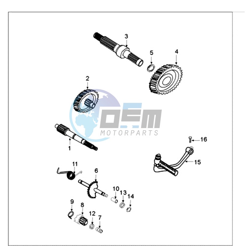 DRIVE SHAFTS / KICKSTARTER