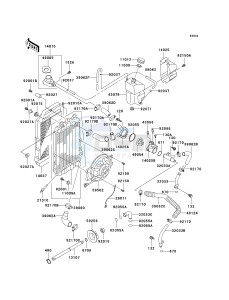 VN 750 A [VULCAN 750] (A15-A19) [VULCAN 750] drawing RADIATOR