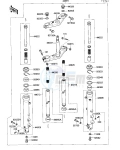 ZX 1000 B [NINJA ZX-10] (B3) [NINJA ZX-10] drawing FRONT FORK