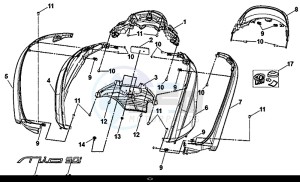 MIO 50I (25 KM/H) (FS05W1-NL) (E4) (L8-M0) drawing BODY COVER