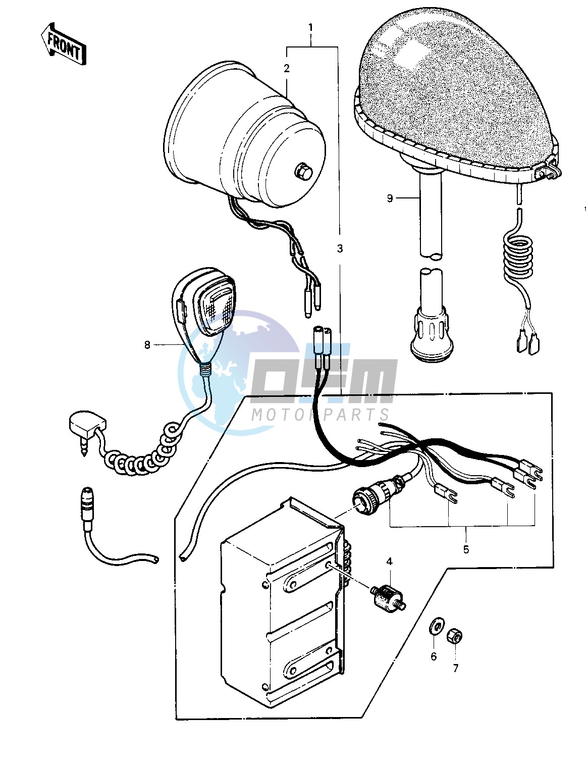 SIREN_POLE LAMP -- OPTION- -