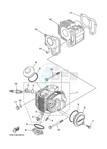 TT-R50E (BEGH) drawing CYLINDER HEAD