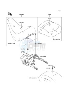 VN1700 CLASSIC TOURER VN1700C9F GB XX (EU ME A(FRICA) drawing Seat