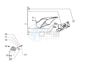 PX 125 30 Anni drawing Tail light - Turn signal lamps