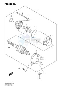 UH200 ABS BURGMAN EU drawing STARTING MOTOR