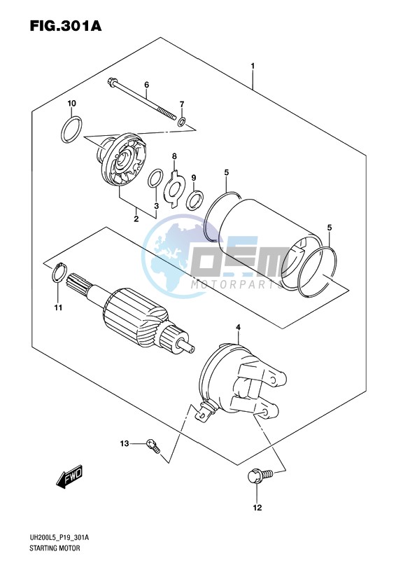 STARTING MOTOR