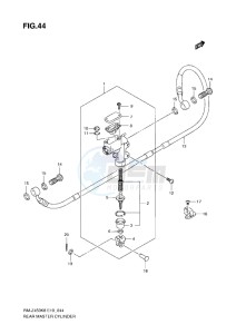 RM-Z 450 drawing REAR MASTER CYLINDER