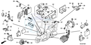 GL18009 NZ / AB NAV - (NZ / AB NAV) drawing CONTROL UNIT (AIRBAG)