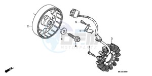 CBR600RRA Australia - (U / 2U) drawing GENERATOR