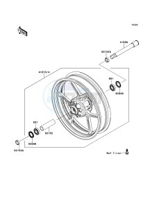 VERSYS_1000 KLZ1000ACF FR GB XX (EU ME A(FRICA) drawing Front Hub