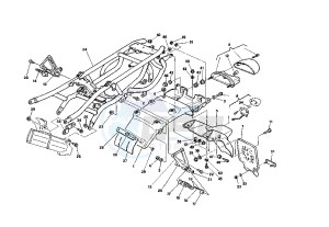 RAPTOR 125 drawing REAR FRAME