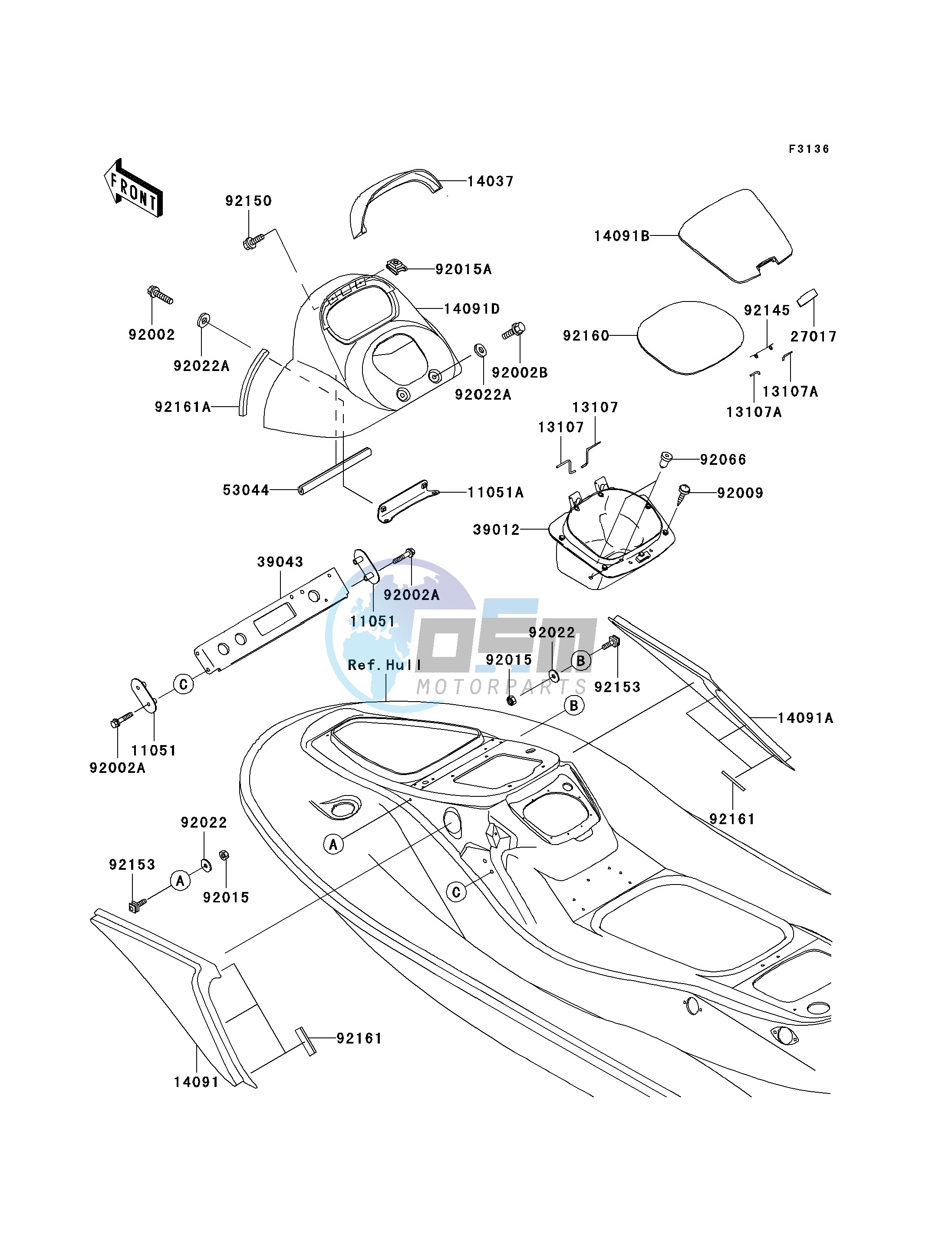 HULL MIDDLE FITTINGS