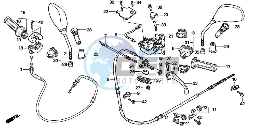 HANDLE LEVER/SWITCH/CABLE