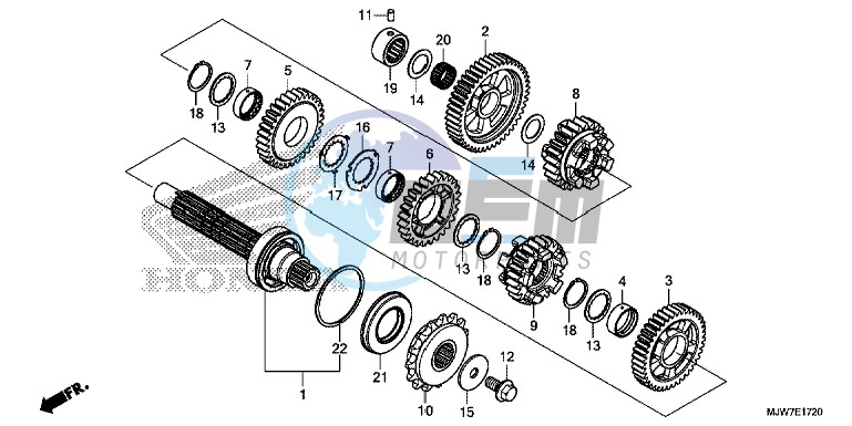 TRANSMISSION (COUNTERSHAFT)