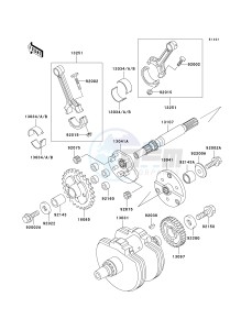 VN 800 E [VULCAN 800 DRIFTER] (E6F) E6F drawing CRANKSHAFT