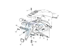 WR F 450 drawing BRACKET, LICENCE EURO KIT