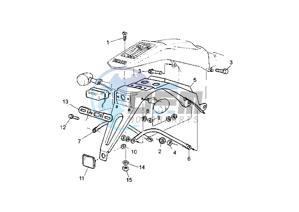 BRACKET, LICENCE EURO KIT