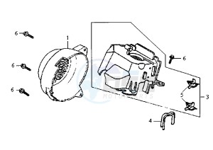 RED DEVIL - 50 cc drawing AIR SHROUD