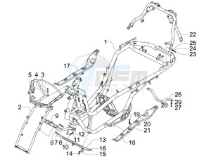 MP3 400 ie mic drawing Frame bodywork