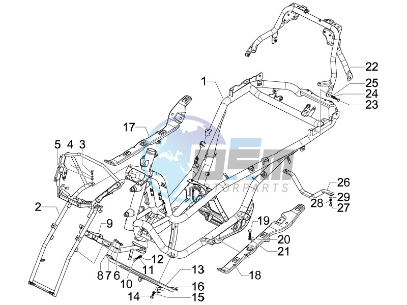 Frame bodywork