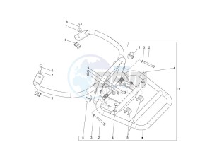 LXV 50 4T 2V 25 Kmh B-NL drawing Rear luggage rack