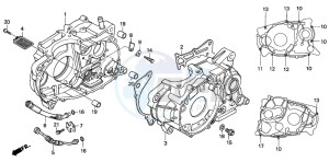 NX650 500 DOMINATOR drawing CRANKCASE