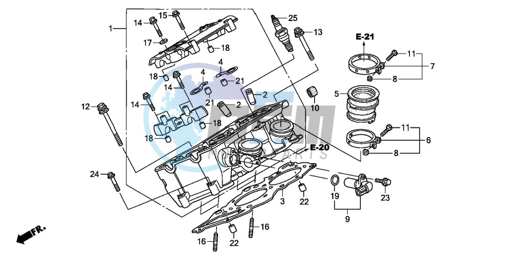 RIGHT CYLINDER HEAD