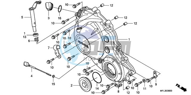 RIGHT CRANKCASE COVER