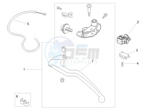 RSV4 1000 RR E4 ABS (APAC) drawing Clutch control