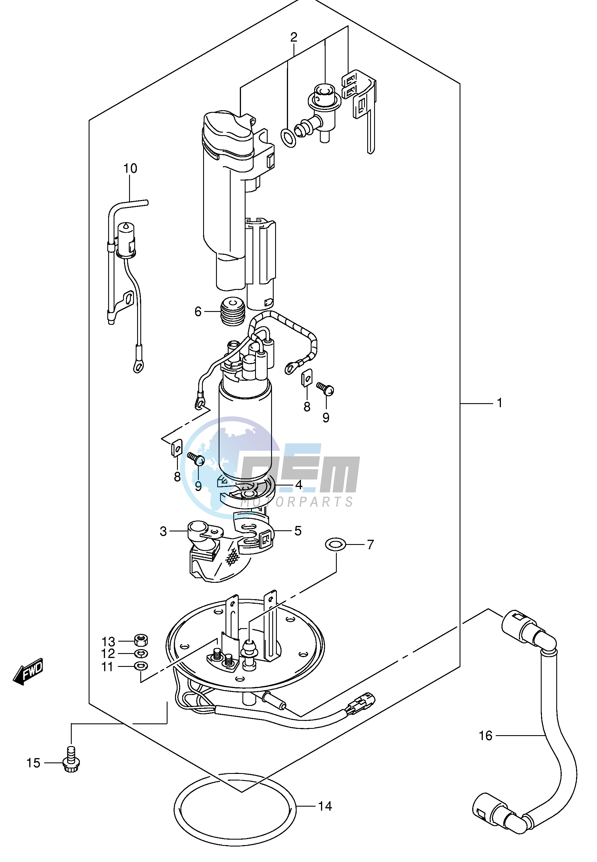 FUEL PUMP (MODEL K3 K4)