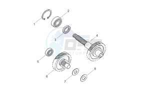 SR 50 Air (Vertical cylinder) drawing Transmission final drive