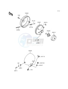 EN 500 C [VULCAN 500 LTD] (C1-C5) [VULCAN 500 LTD] drawing HEADLIGHT-- S- -